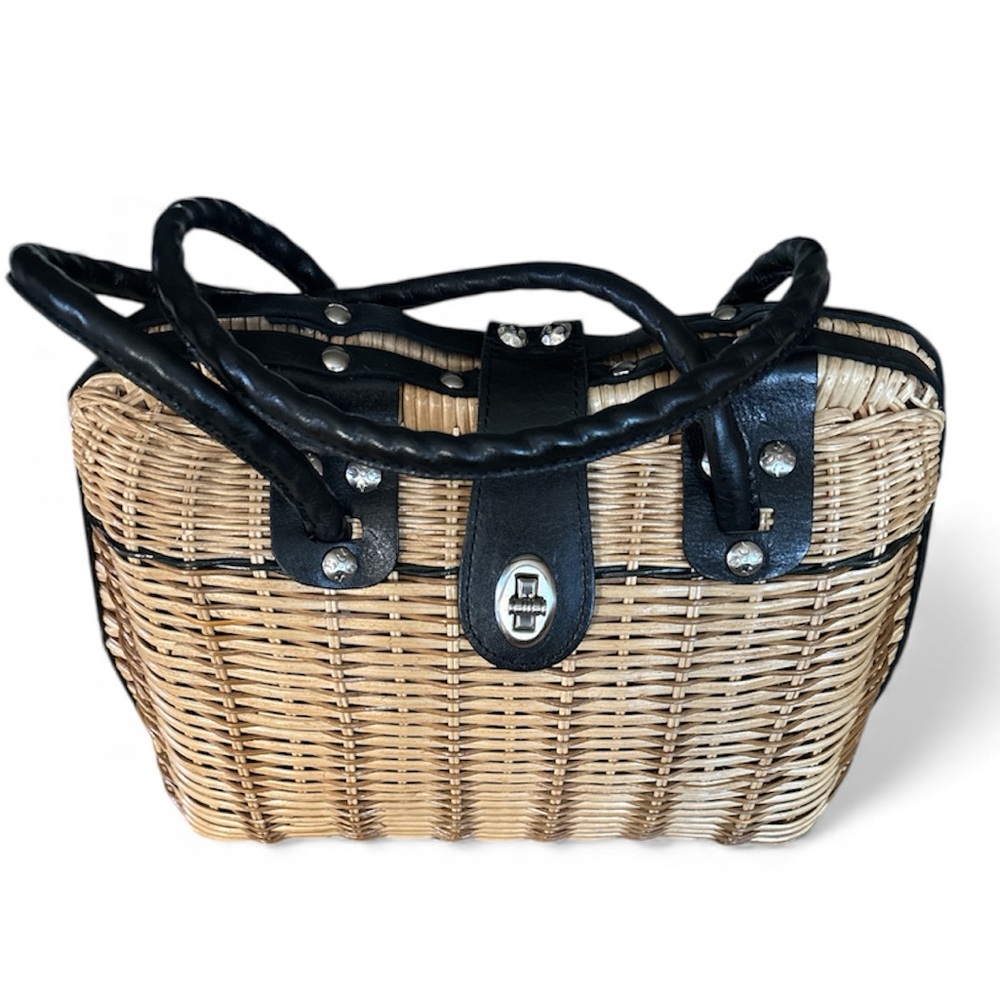Patricia Nash wicker satchel